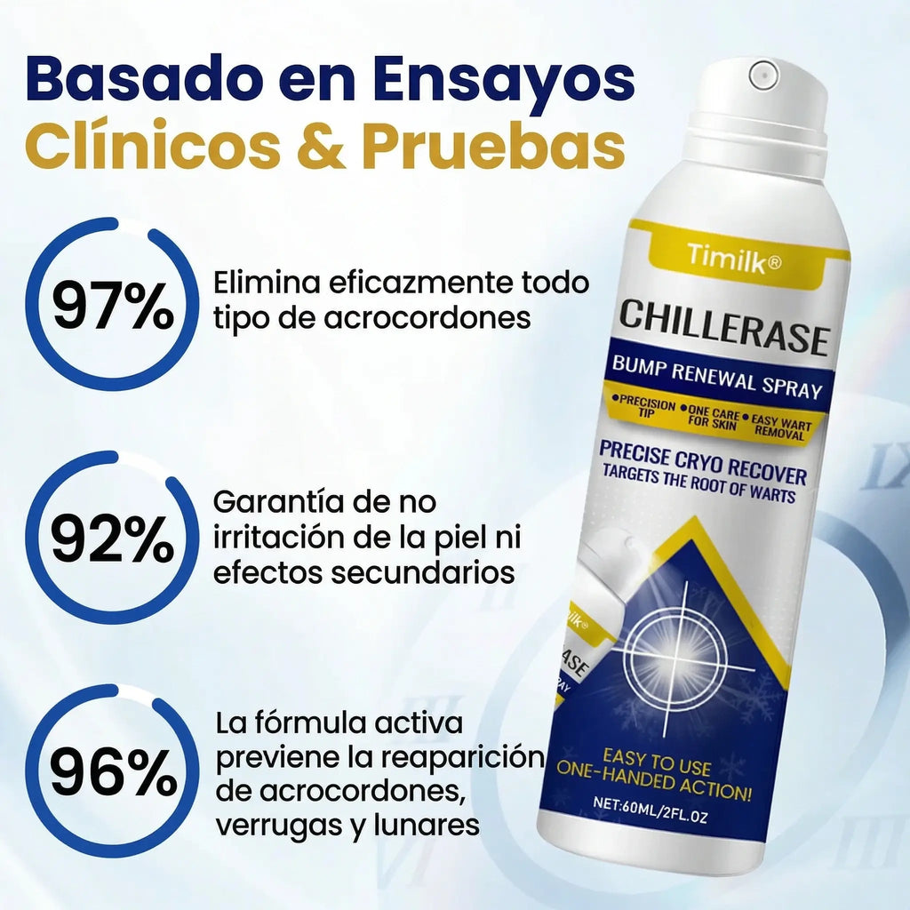 ChillErase® - Spray renovador para verrugas