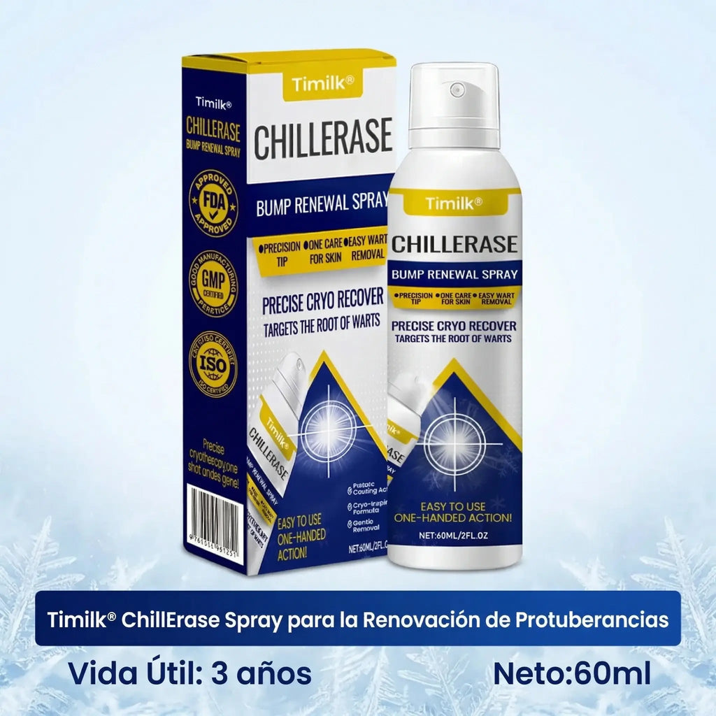 ChillErase® - Spray renovador para verrugas